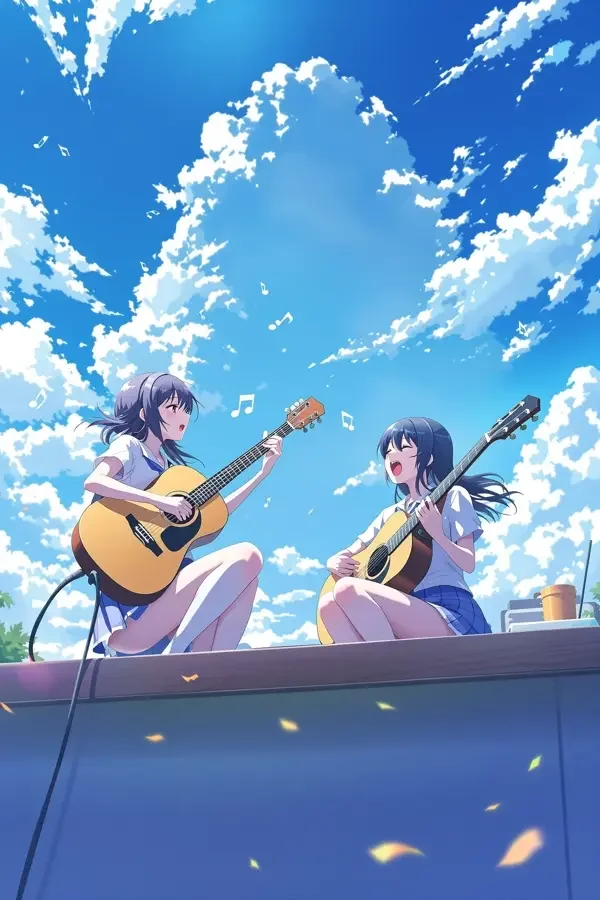 晴空下的旋律 - 日漫在线观看 晴空下的旋律 - 日漫在线观看百合番剧封面